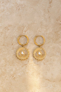 Indigo & Wolfe - Bondi Earrings, Gold/Freshwater Pearl