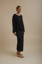 Load image into Gallery viewer, Retreat Cotton Twist Pant, Deep Ocean