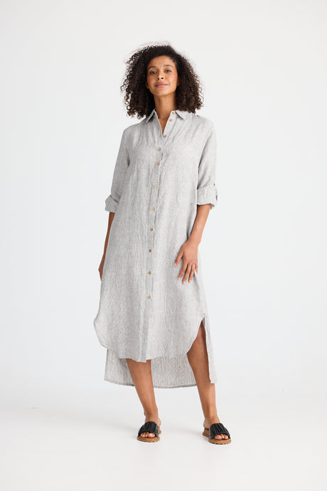 Castro Overshirt, Charcoal Fleck