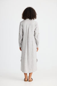 Castro Overshirt, Charcoal Fleck