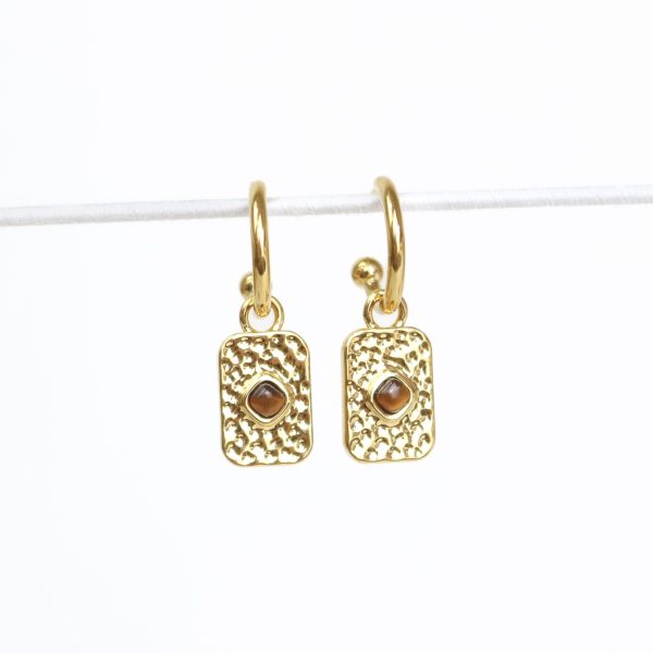 Love Lunamei Courage Earings Gold