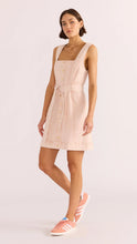 Load image into Gallery viewer, Dahlia denim panel mini dress pink -Minkpink