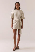 Load image into Gallery viewer, Delani Tee Dress  Creme