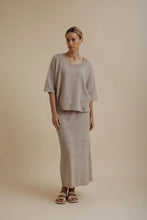 Load image into Gallery viewer, Retreat Cotton Twist Tee Pullover, Sunset