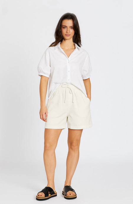 Cleo Short Denim - Ecru