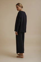 Load image into Gallery viewer, Retreat Cotton Twist Pant, Deep Ocean