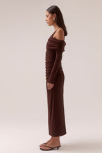 Load image into Gallery viewer, Elaian Long Sleeve Dress, Raisin
