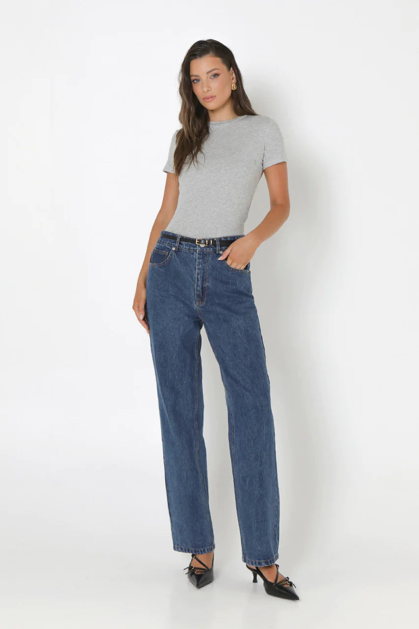 Madison The Label - Elina Jeans, Indigo Denim