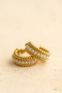 Indigo & Wolfe - Elle Earrings, Gold