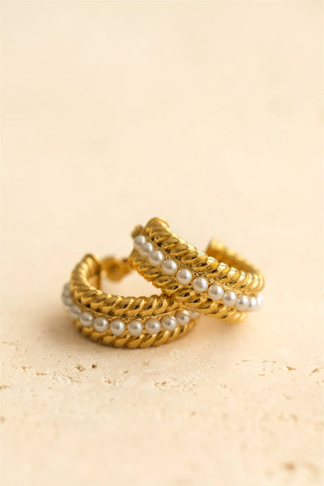 Indigo & Wolfe - Elle Earrings, Gold