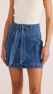 Ellis denim panel skirt - Minkpink