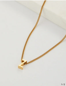 Zafino Letter Necklace letter Z