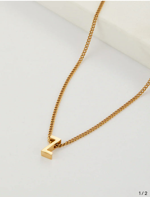 Zafino Letter Necklace letter Z