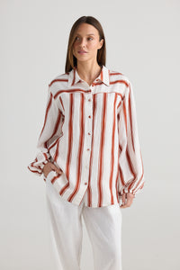 Island Shirt, Drifter Stripe