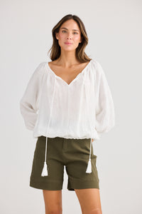 Seaside Top White - Holiday trading co