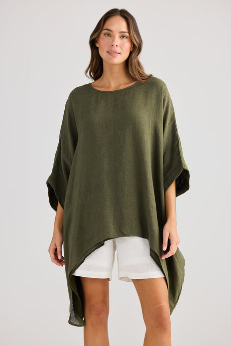 Hideaway Top Olive - Holiday Trading Co
