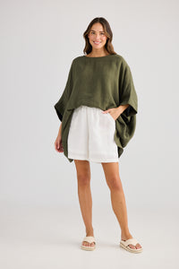 Hideaway Top Olive - Holiday Trading Co