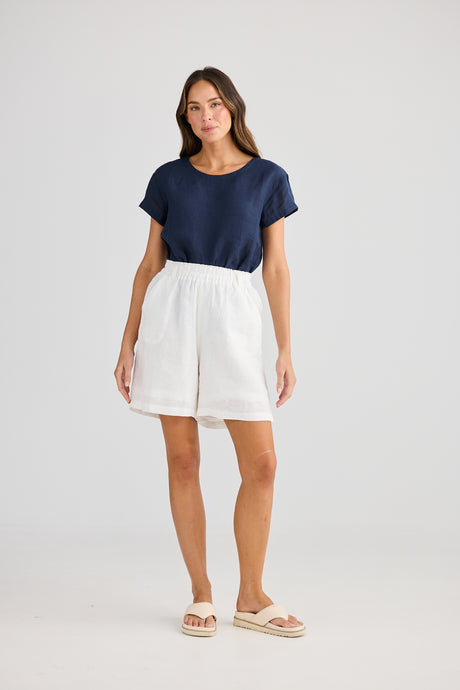 Captain Shorts White - Holiday Trading Co