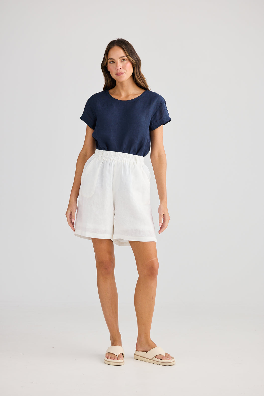 Captain Shorts White - Holiday Trading Co