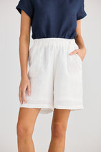 Load image into Gallery viewer, Captain Shorts White - Holiday Trading Co