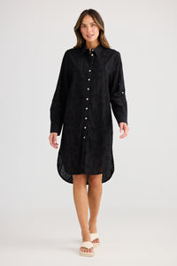 Palm Overshirt Black - Holiday Trading Co