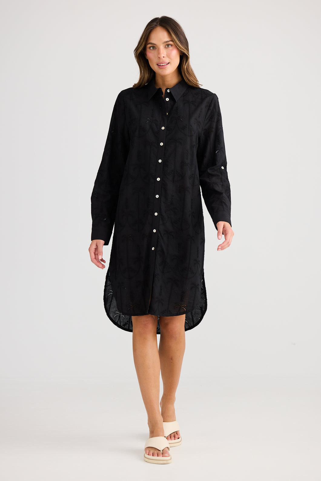 Palm Overshirt Black - Holiday Trading Co