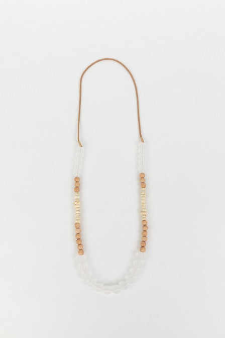 Holiday Collective - Palm Cove Necklace, Clear