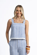 Load image into Gallery viewer, Capri Top Midnight/ White