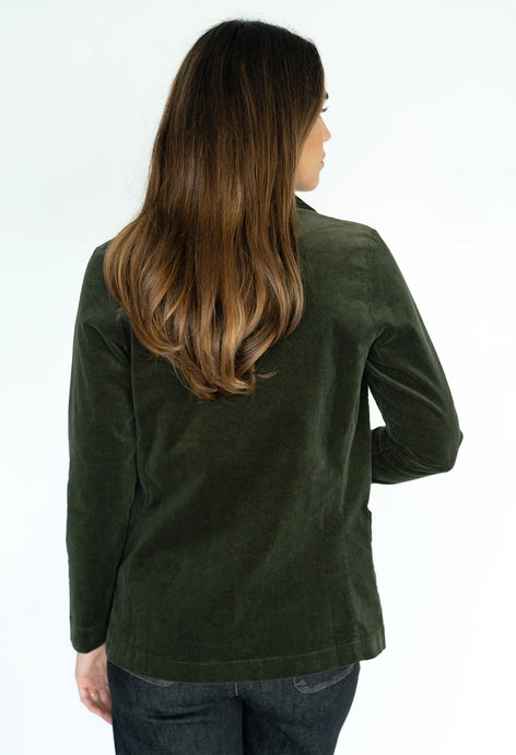 Humidity Lifestyle - Blondie Cord Jacket, Moss