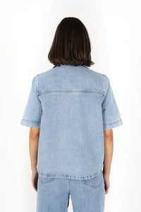 Amici Top Cloud Blue Denim - Humidity