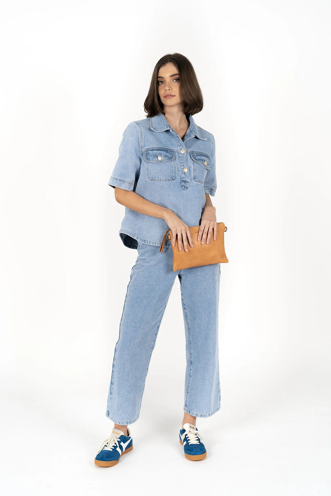 Amici Top Cloud Blue Denim - Humidity