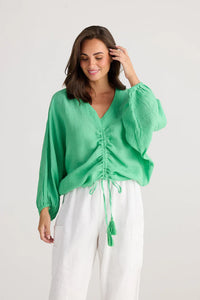 Holiday Collective - Happy Hour Top, Apple Gauze