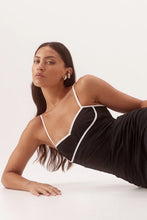 Load image into Gallery viewer, Britta Dress, Black/ Chalk