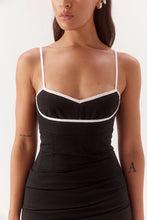 Load image into Gallery viewer, Britta Dress, Black/ Chalk