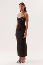 Load image into Gallery viewer, Britta Dress, Black/ Chalk