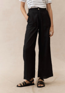 Little Lies - Jude Linen Pants, Black