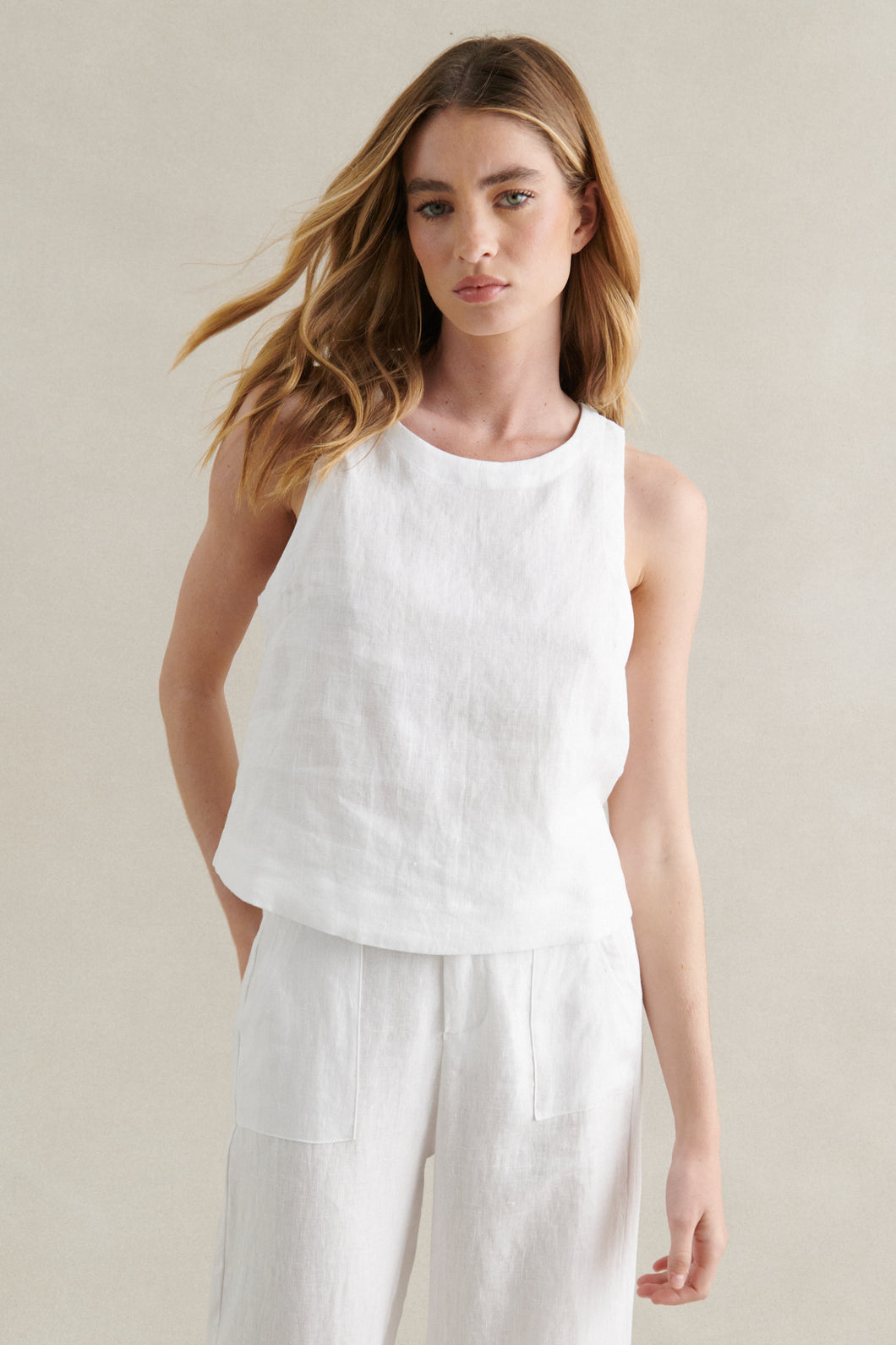 Little Lies - Jude Top, White