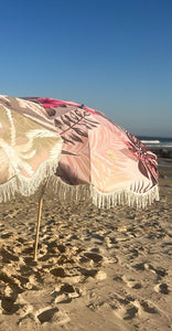 Island The Label - Beach Umbrella, Hibiscus