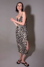 Load image into Gallery viewer, Leopard Slip Dress