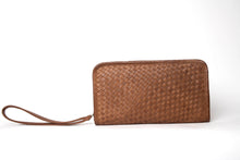 Load image into Gallery viewer, BL76 Pipping wallet cognac