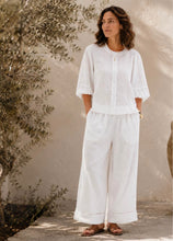 Load image into Gallery viewer, Penny Blouse White Linen
