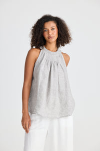 Lopez Top, Charcoal Fleck
