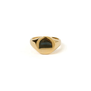 Arms Of Eve - Miro Signet Ring, Gold