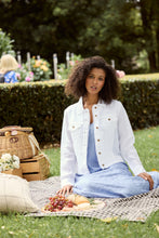Load image into Gallery viewer, Monza Jacket, White Linen