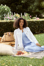 Load image into Gallery viewer, Monza Jacket, White Linen