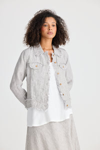 Monza Jacket, Charcoal Fleck