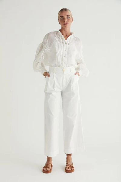 MOS The Label - The Anastasia Blouse, Ivory