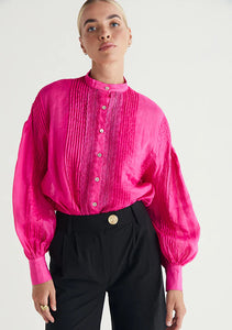 MOS The Label - The Anastasia Blouse, Cerise