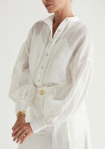 MOS The Label - The Anastasia Blouse, Ivory