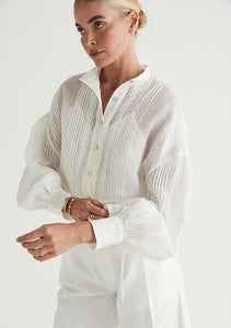 MOS The Label - The Anastasia Blouse, Ivory